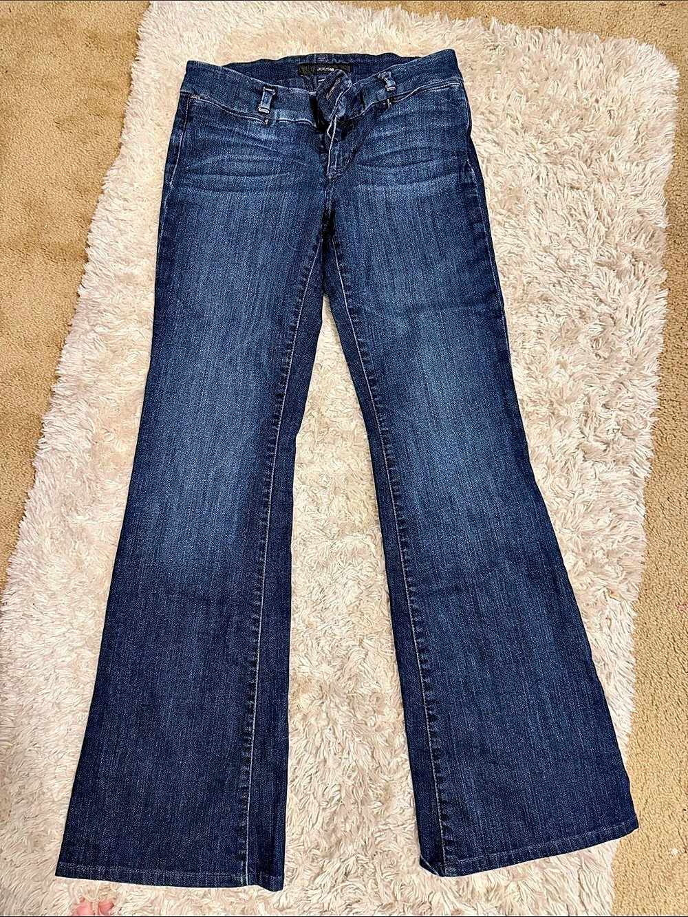 Joe's Fit Trouser Flare Jeans Blue Waist 27 inseam 30